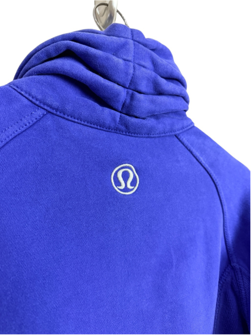 LULULEMON Cuddle Up Blue Jacket Zip-up Athleisure Gym Training Yoga, Sz 6 - Picture 16 of 16